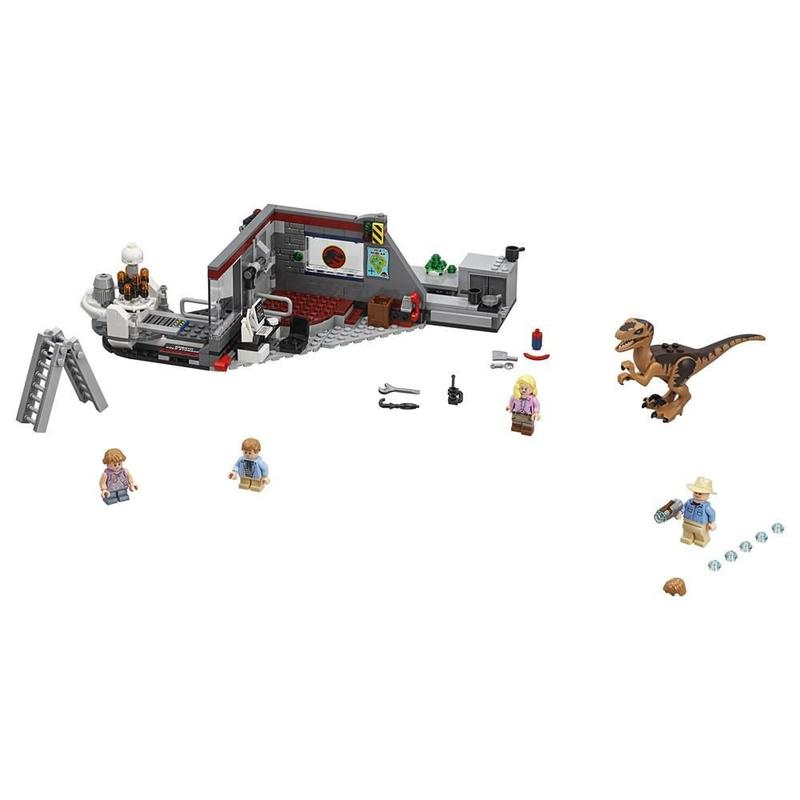 here’s  SPINAL SINGLE PIERCE Lego jurassic world 75932 jurassic park velociraptor chase
